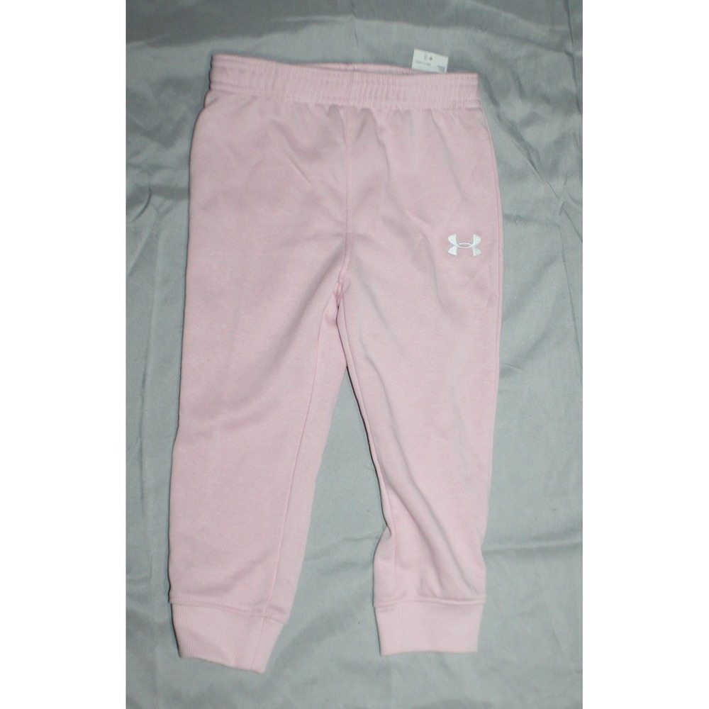 Girls Under Armour sweat pants size 2T pink